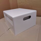 Tabouret coffre blanc Olaf Von Bohr pour Gedy