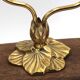Bronze Water Lily Lamp by Lucien Gau, 1990s