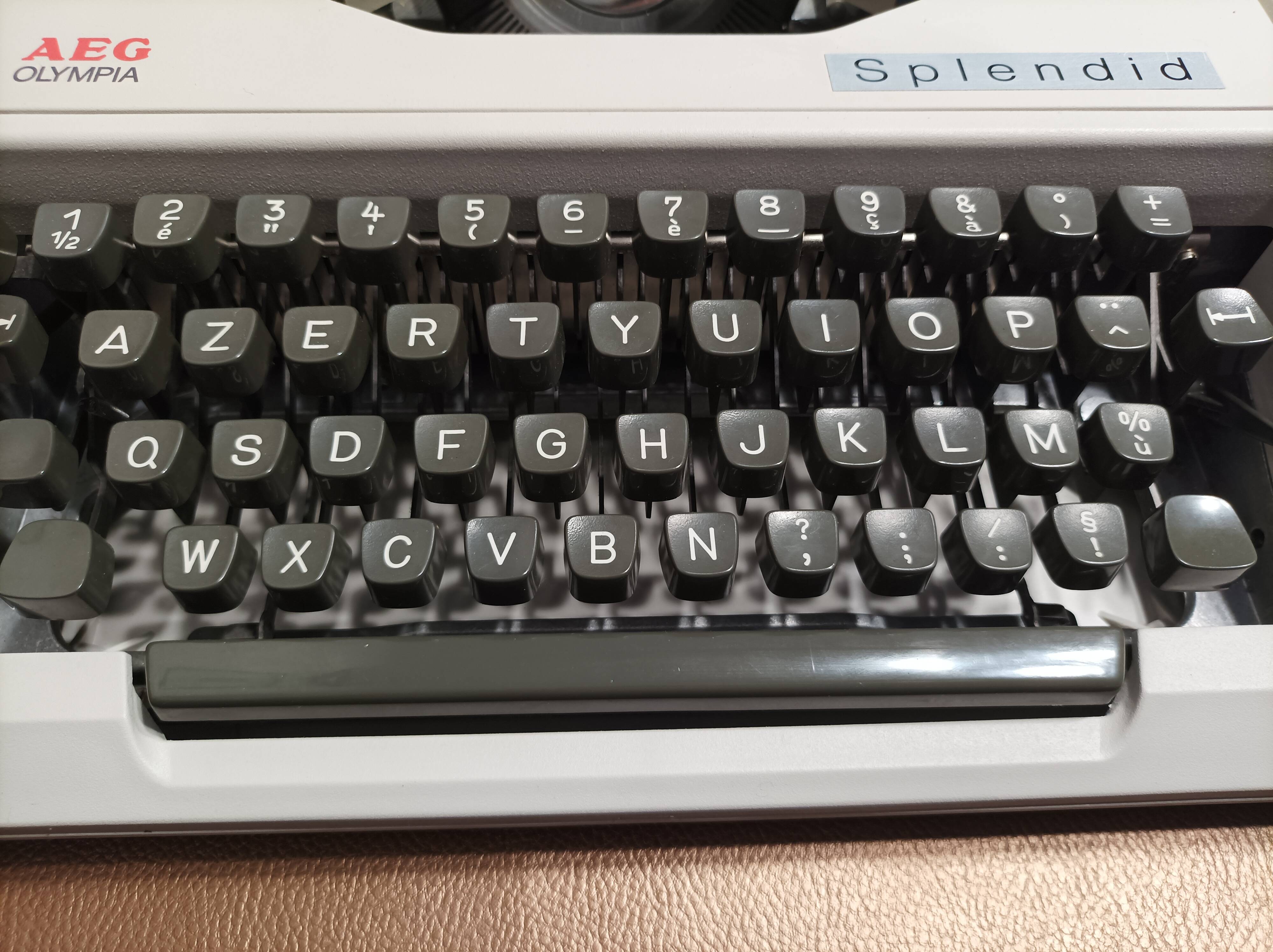 AEF Olympia Splendid typewriter from the 80s