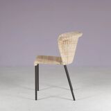 1950s set of 4 dining chairs from the Netherlands