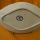 Longchamp earthenware dish cornflower decoration