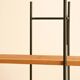 Large industrial handmade shelf in pine and metal