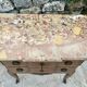 Commode sauteuse à ressaut en Marqueterie de bois de style Transition 