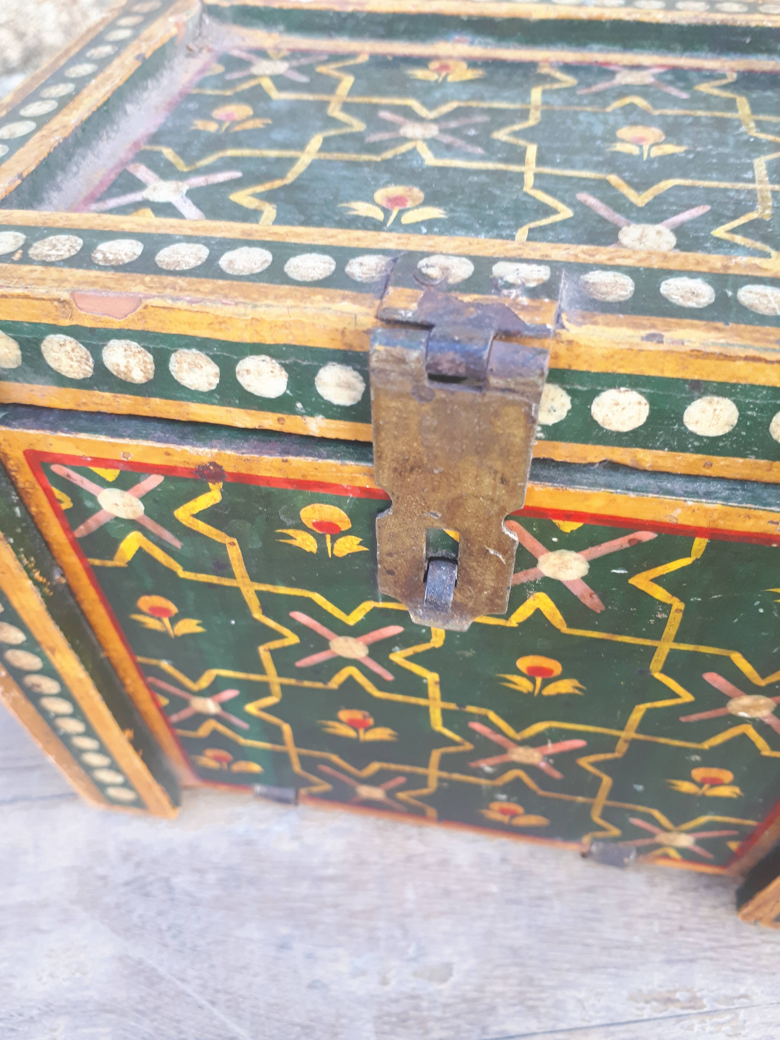 Ancient Indian jewelry box