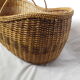 Antique wicker bassinet for babies