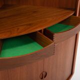 Danish corner cabinet by Johannes Andersen for Uldum Møbelfabrik, Denmark, 1960s