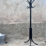 Porte manteau perroquet noir vintage