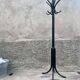 Vintage black parrot coat holder