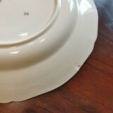 6 assiettes plates Céranord Roseraie Verte