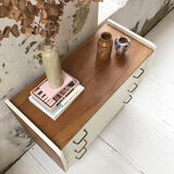 White vintage chest of drawers