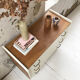 Commode vintage blanche