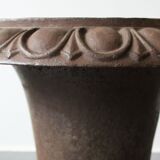 Campana urn-style cast iron planter, France