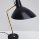 Black office vintage lamp by Jean Boris Lacroix - 1965