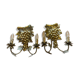 Golden grape wall sconces, 1970