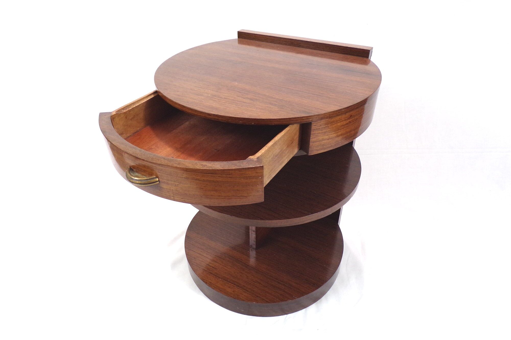 Art deco bedside table in rosewood veneer Michel Dufet