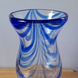 70s crystal vase
