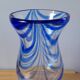 70s crystal vase