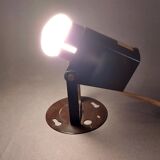 Lita 1950 wall lamp in vintage brown metal.