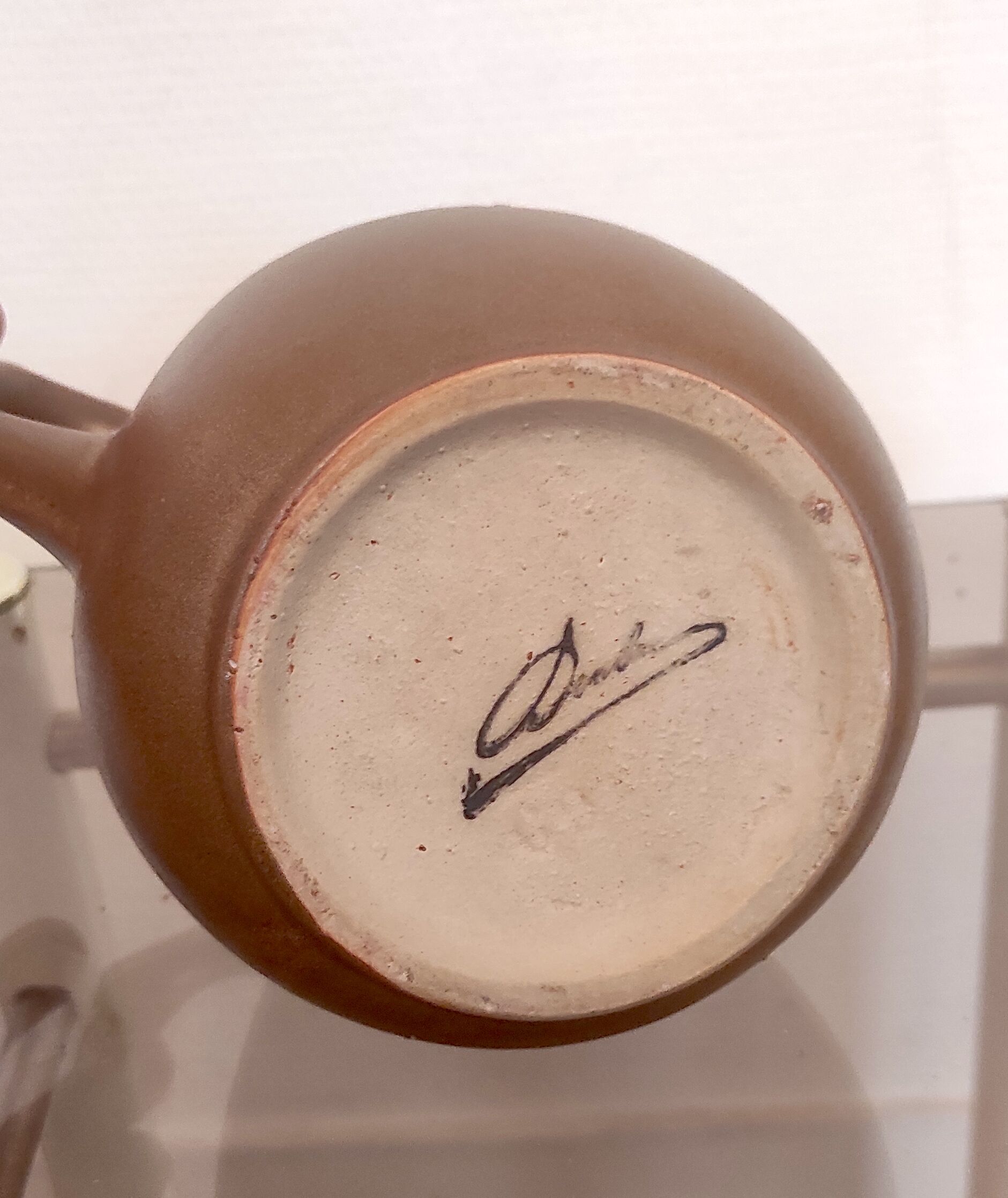 Pitcher in sandstone flamed by DENBAC – mid. XXth