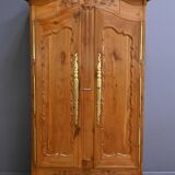 Nantaise Cherrywood Wardrobe, Louis XV Style – Part 1 of the 19th Century