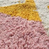 Unique Moroccan rug in natural wool 3x2 m