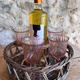 Rattan serving tray