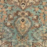 Vintage turkish rug 205x120 cm shabby carpet central anatolian medium