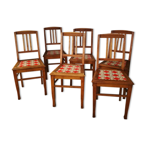 Set de 6 chaises bistrot