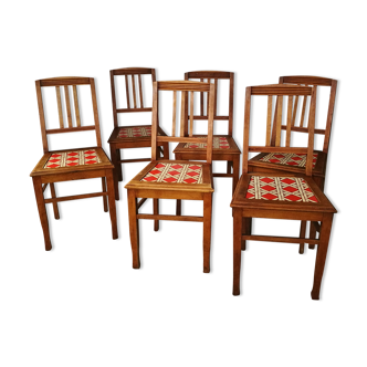 Set de 6 chaises bistrot