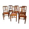 Set de 6 chaises bistrot