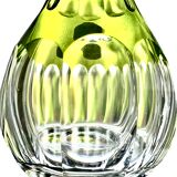 Carafe à vin en cristal, motif osman, signé val st lambert