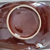 Magnificent decorative plate or fruit bowl signed Vallauris vintage.