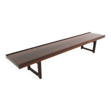 Banc "Krobo" en palissandre, Torbjørn Afdal pour Bruksbo, Norvège, 1960