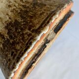 Large! Mid Century ceramic Vase, Brown, Vintage