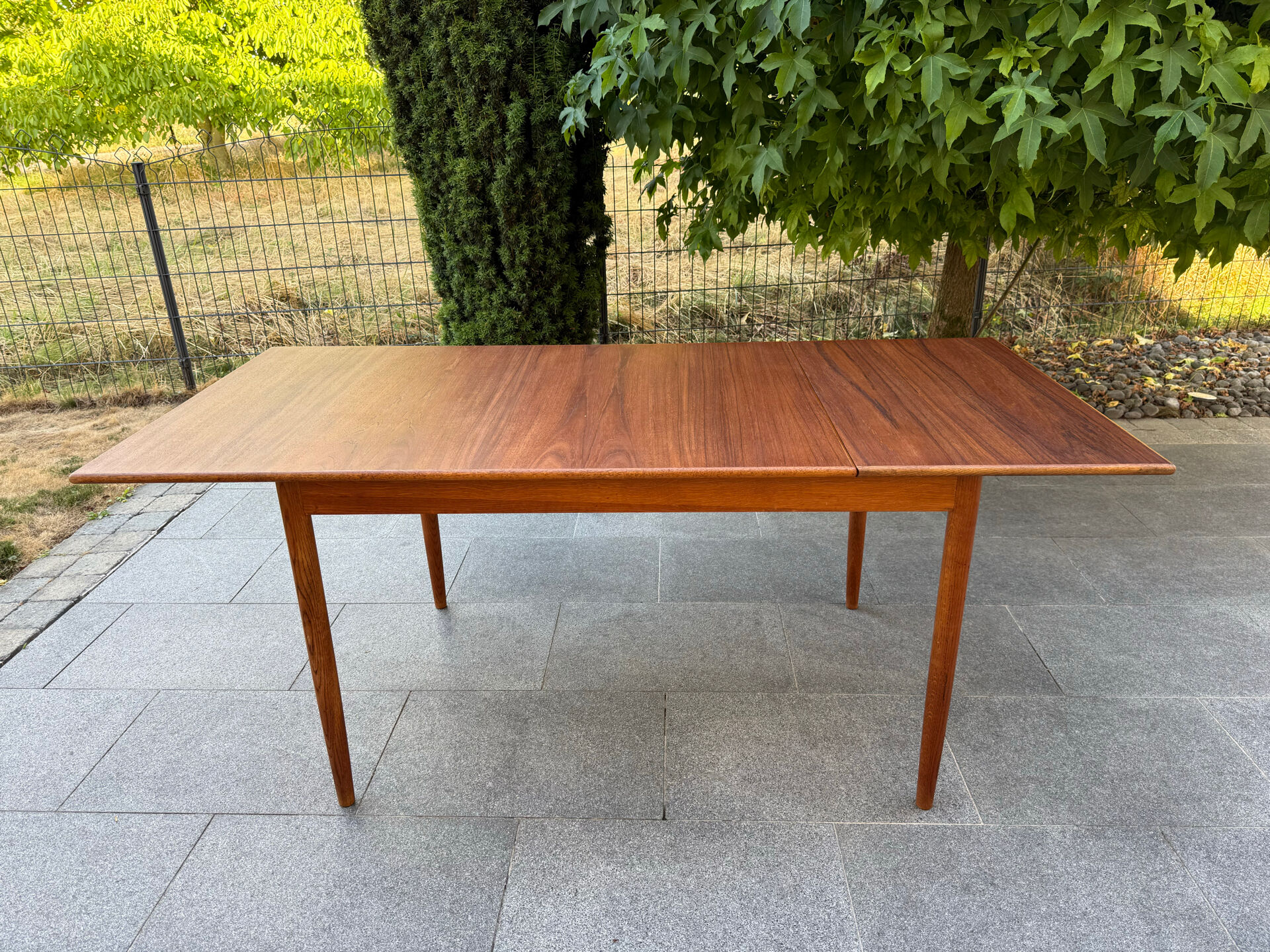 Scandinavian extendable dining table 1960
