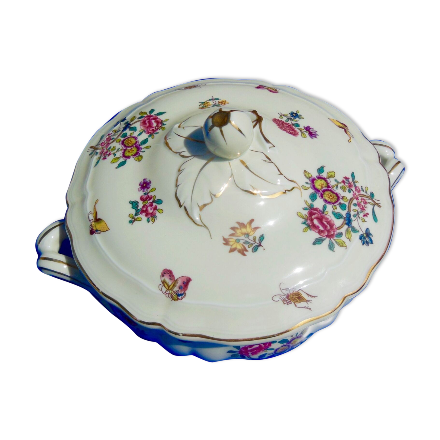 Porcelain vegetable stamped bernardaud - limoges