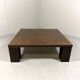Danish coffee table in wenge end-grain mosaic Tranekaer Denmark