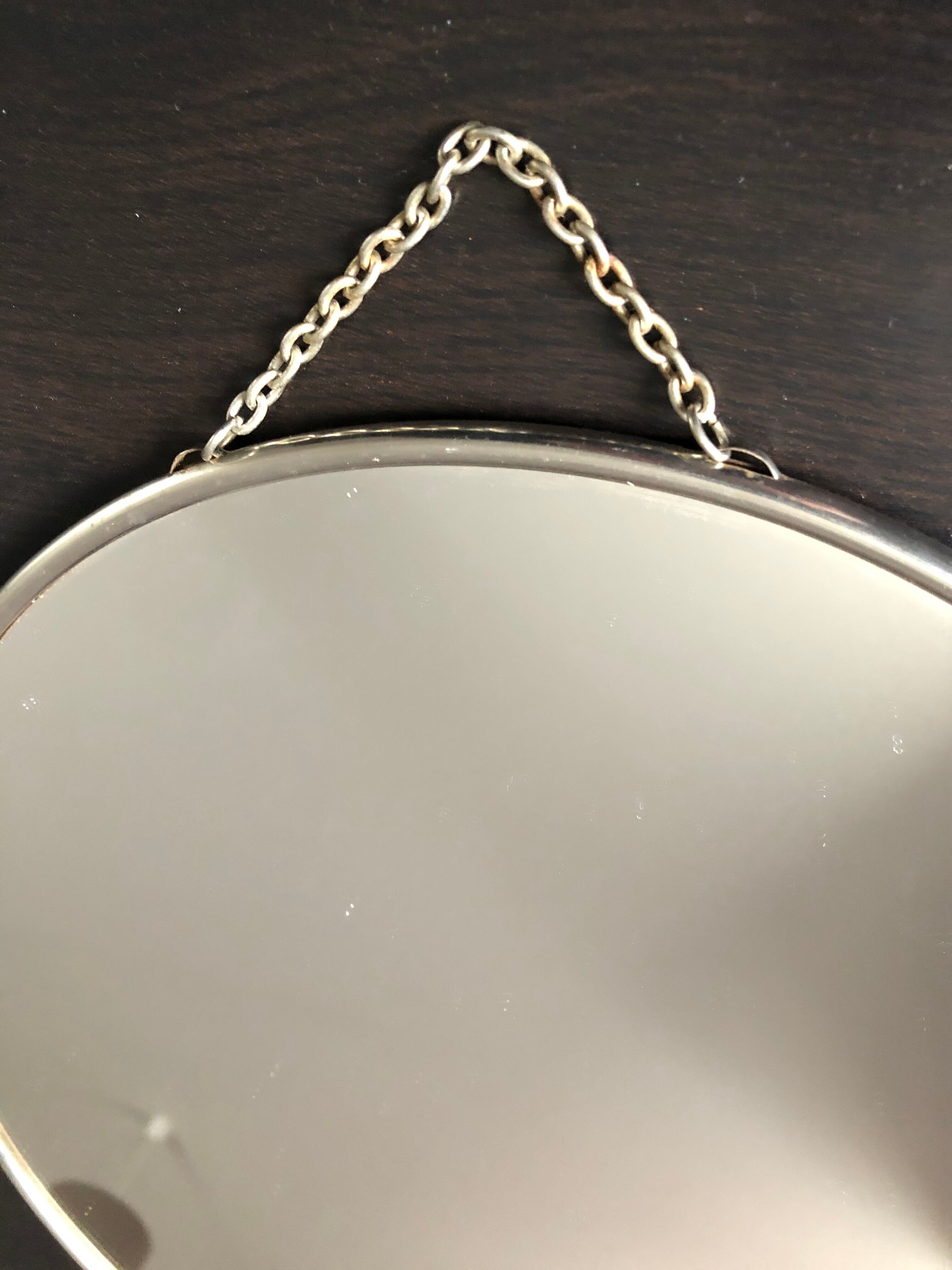 Barber round mirror 29x29cm