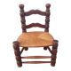 Chaise brutaliste 