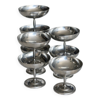 8 coupelles à glace / champagne - Vintage