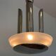 Large Very Rare Bauhaus / Functionalism / Art Deco Chrome Chandelier, 1930s