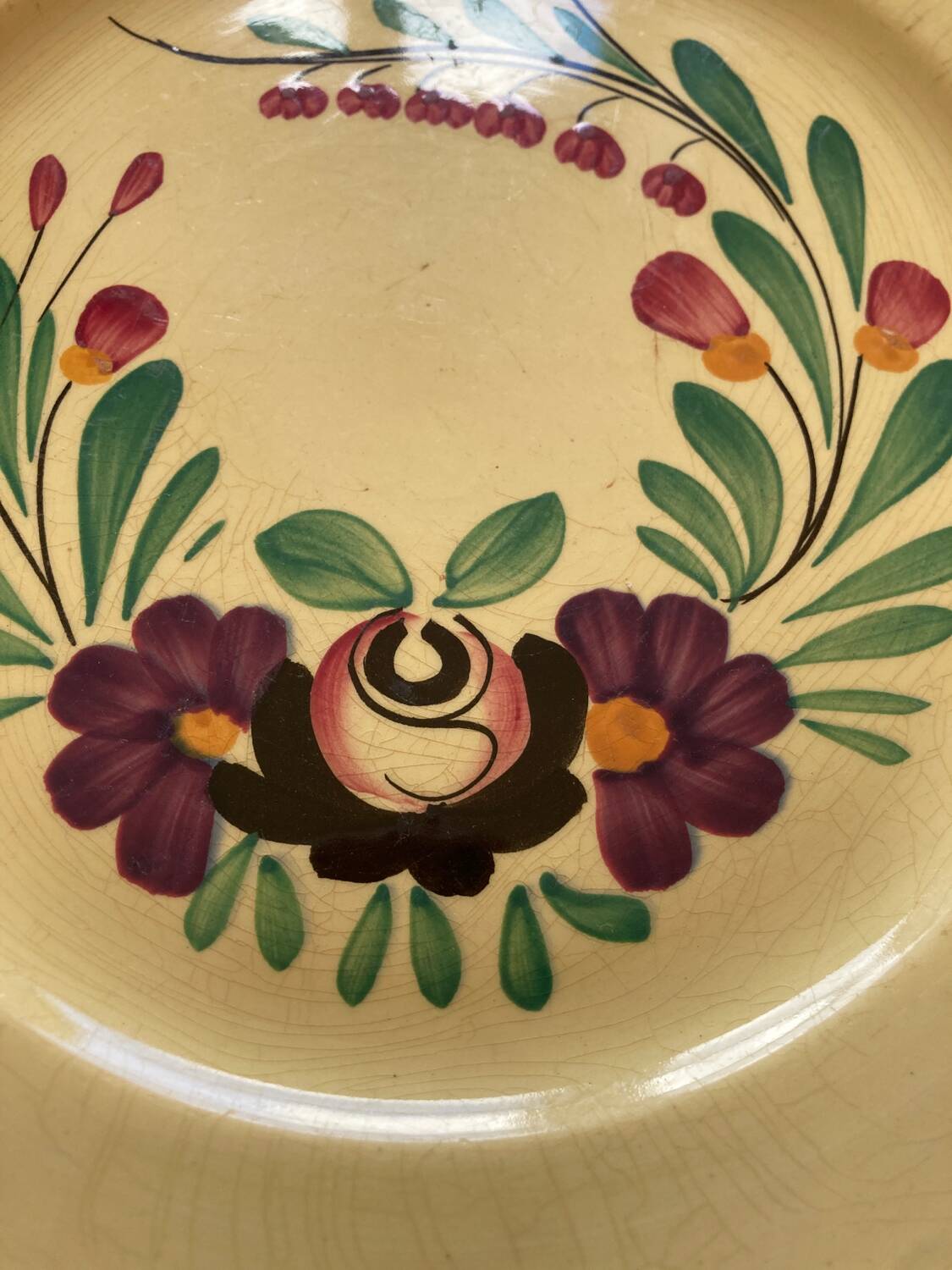 4 assiettes Sarreguemines