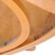 La Manufacture Baumann curved wooden office armchair