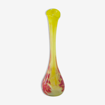 Vase soliflore vintage blown glass