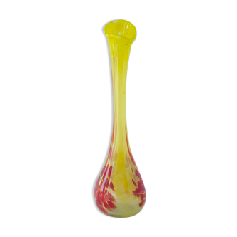Vase soliflore vintage blown glass