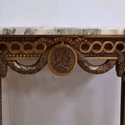 Small Carved Wood Wall Console, Louis XVI style, Napoleon III period – Mid-19th century