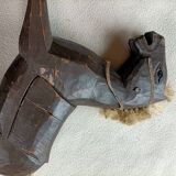 Cheval a bascule rétro bois