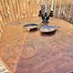 Rare table a manger octogonale art deco