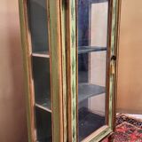 Venetian display cabinet in painted wood