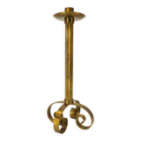 Scandinavian brass candle holder Ivar Ålenius Björk for Ystal Metall 1960